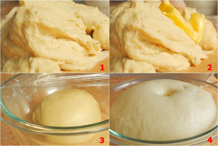 cách làm bánh mì gối trắng (hình ảnh trượng trưng)